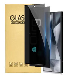 2 Pack Privacy Screen Protector for Samsung Galaxy S24 Ultra,Support Fingerprint Unlock High hardness Tempered Glass Film,Anti-Scratch Case Friendly