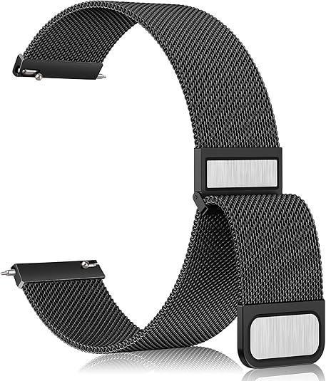 Metal Bands for Huawei Watch Fit 3/Fit 4 Strap(Not for Watch Fit/Fit2), Adjustable Stainless Steel Strap with Magnetic Buckle for Huawei Watch Fit3/Fit 4-Black