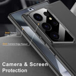 Qirg For Samsung Galaxy S25 Ultra Case,Ultra Thin Hard PC Sports Car Design, Shockproof Dust/Drop Proof Full Body Protection Durable Anti-Slip Grip Cover for Samsung Galaxy S25 Ultra(Black)