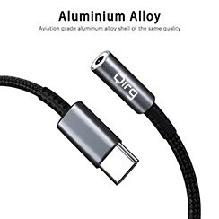 Qirg 3.5mm Audio Adapter Cables USB Type C to 3.5mm Female Headphone Jack Adapter, USB C to Aux Audio Dongle Cable Cord Compatible with iPhone 16, 15 Samsung Galaxy S25 S24 S23 and More