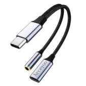USB Type-C to 3.5mm headphone and charger adapter compatible with iPhone 16 15,Galaxy S25 S24 S23 S22&Other Type-c Phone
