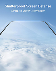 Qirg 2 Pack iPhone 16 Pro Max Screen Protector [9H+ Aerospace Tempered Glass＆ One-Step Installation] Full Coverage Fit Bubble Free Top-Notch Protection