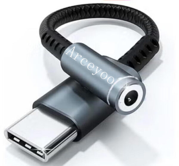 3.5mm Audio Adapter Cables USB Type C to 3.5mm Female Headphone Jack Adapter, USB C to Aux Audio Dongle Cable Cord Compatible with iPhone 16, 15 Samsung Galaxy S25 S24 S23 and More