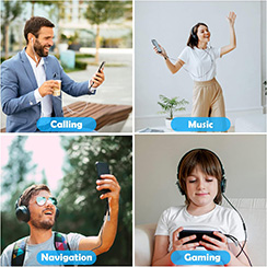 USB Type-C to 3.5mm headphone and charger adapter compatible with iPhone 16 15,Galaxy S25 S24 S23 S22&Other Type-c Phone