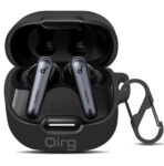 Soft Silicone Shockproof Protective Case Skin for Soundcore Liberty 4 NC Wireless Earbuds (Black)