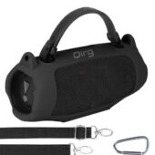 Silicone Cover Compatible with JBL Charge 6 Portable Speaker-Black