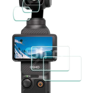 2 Pack Screen Protector DJI Osmo Pocket 3, Osmo Pocket 3 Lens Protector for DJI Osmo Pocket 3 Accessories with Tempered Glass LCD Display Film, Ultra HD, 9H Hardness, Scratch Resistant