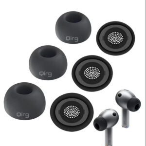 Ear Tips for Samsung Galaxy Buds Pro 3 - Silicone Earbuds for Samsung Buds Pro 3, Compatible with Samsung Galaxy Buds Pro Replacement Accessories, L/M/S (3 Pairs) Black