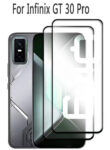 2 Pack Infinix GT 30 Pro Screen Protector Tempered Galss,High Clear [Bubble Free] Screen Tempered Glass Protective Film for Infinix GT 30 Pro