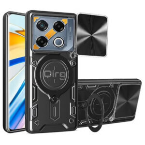 Compatible with Infinix GT20 Pro 5G Case.with Slide Camera Lens Cover Compatible with Infinix GT20 Pro 5G Case （Black）