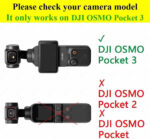2 Pack Screen Protector DJI Osmo Pocket 3, Osmo Pocket 3 Lens Protector for DJI Osmo Pocket 3 Accessories with Tempered Glass LCD Display Film, Ultra HD, 9H Hardness, Scratch Resistant