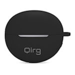 Soft Silicone Protective Cover Compatible with Huawei FreeClip, Protective Skin Case with Carabiner (Black)