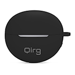 Soft Silicone Protective Cover Compatible with Huawei FreeClip, Protective Skin Case with Carabiner (Black)