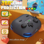 Game Cases for Samsung Galaxy Buds 3 Case & Galaxy Buds 3 Pro Case, Soft Silicone Game Player Design with 3D Button Cases Cover for Samsung Buds Pro 3 with Cleaner Kit - Dark Gray (Copy)