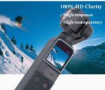 2 Pack Screen Protector DJI Osmo Pocket 3, Osmo Pocket 3 Lens Protector for DJI Osmo Pocket 3 Accessories with Tempered Glass LCD Display Film, Ultra HD, 9H Hardness, Scratch Resistant