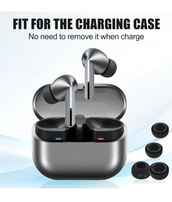 Ear Tips for Samsung Galaxy Buds Pro 3 - Silicone Earbuds for Samsung Buds Pro 3, Compatible with Samsung Galaxy Buds Pro Replacement Accessories, L/M/S (3 Pairs) Black