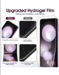 4 in 1 Screen Protector for Samsung Galaxy Z Flip 7, Inside TPU Hydrogel Film+Lens Film+ Front/Back HD Clarity Screen Protector for Samsung Galaxy Z Flip 7-6.9", Touch Sensitive, HD-Ultra Thin Soft TPU
