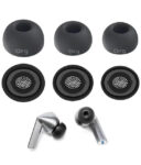 Ear Tips for Samsung Galaxy Buds Pro 3 - Silicone Earbuds for Samsung Buds Pro 3, Compatible with Samsung Galaxy Buds Pro Replacement Accessories, L/M/S (3 Pairs) Black