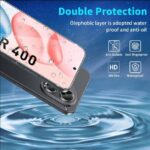 2 in 1 Screen Protector for Honor 400 Pro 5G Glass,With 1Pc Camera Lens Protector,1Pc Glass Film,Bubble Free[Easy to install]