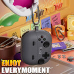 Game Cases for Samsung Galaxy Buds 3 Case & Galaxy Buds 3 Pro Case, Soft Silicone Game Player Design with 3D Button Cases Cover for Samsung Buds Pro 3 with Cleaner Kit - Dark Gray (Copy)