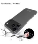 Shockproof Protective Clear for iPhone 17 Pro Max 2025 [Not-Yellowing] Phone Bumper case