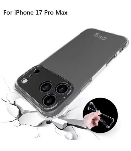 Shockproof Protective Clear for iPhone 17 Pro Max 2025 [Not-Yellowing] Phone Bumper case