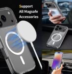 Cear MagSafe Case for iPhone 17 Pro, [Non-Yellowing][Reinforced Corners] Wireless Charging Shockproof Bumper Protective Phone Case