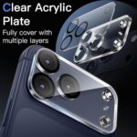 Camera Lens Protector for iPhone 17 Pro Max 6.9-Inch, 9H Tempered Glass, Anti-Scratch, Case Friendly, Does Not Affect Night Shots, HD Clear, 1-Pack (Clear)