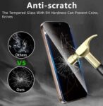 Generic 3 Pack iPhone 17 Pro Max Privacy Screen Protector,Support Fingerprint Unlock Screen Protector for iPhone 17 Pro Max ,High hardness Tempered Glass Film,Anti-Scratch Case Friendly