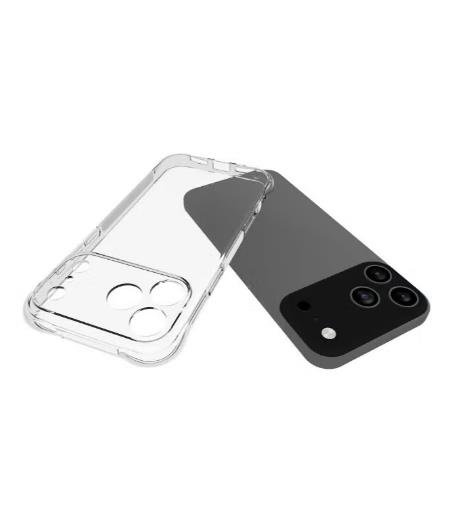 Shockproof Protective Clear for iPhone 17 Pro Max 2025 [Not-Yellowing] Phone Bumper case