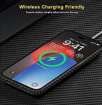 For iPhone 17 Pro Max Case Carbon fiber pattern, 0.5mm Slim Fit for iPhone 17 Pro Max Carbon Fiber Thin Case